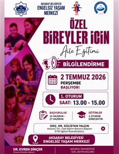 Özel Bireyler İçin Aile Eğitimi