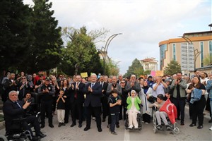 Aksaray’da Engelliler Haftası kapsamında farkındalık yürüyüşü düzenlendi